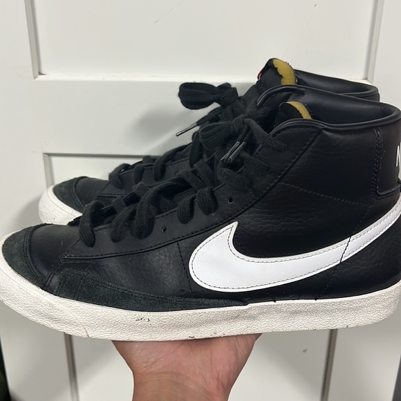 Nike Men's Blazer Mid '77 Vintage Shoes Men's 10.5 Black/Sail - Picture 3 of 5